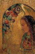 Odilon Redon Lady of the Flowers oil painting picture wholesale